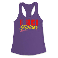 Tough As A Mother Women’s Funny Mother's Day Quote product Women's - Purple