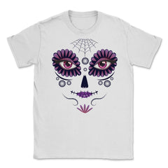 Day of the death girl face T Shirt Costume Tee Unisex T-Shirt - White