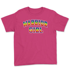 Warrior Girl Pride t-shirt Gay Pride Month Shirt Tee Gift Youth Tee - Heliconia