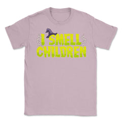 I Smell-Children Funny Halloween Words Unisex T-Shirt - Light Pink