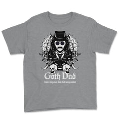Goth Dad Like A Regular Dad But Way Cooler For Gothic Lovers design - Grey Heather