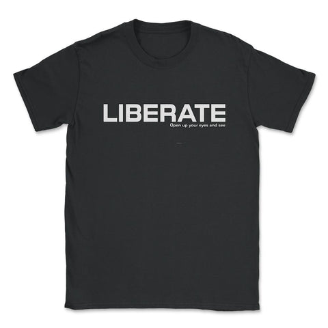 Liberate Otaku Anime Vintage by DOTC Unisex T-Shirt - Black