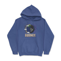 March Equinox on Earth Day & Night Cool Gift print Hoodie - Royal Blue