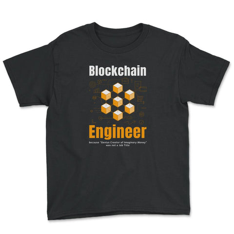Blockchain Engineer Definition For Bitcoin & Crypto Fans product - Black