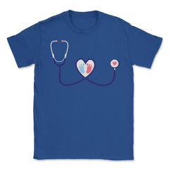 Funny Stethoscope NICU Nurse Labor And Delivery Nurse RN print Unisex - Royal Blue