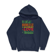 Herbalist Definition Funny Apothecary & Herbalism Humor graphic Hoodie - Navy
