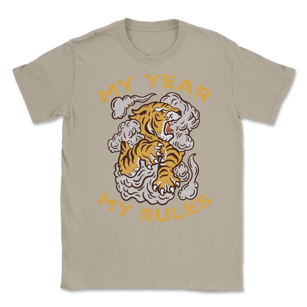 My Year My Rules Retro Vintage Year of the Tiger Meme Quote design - Cream