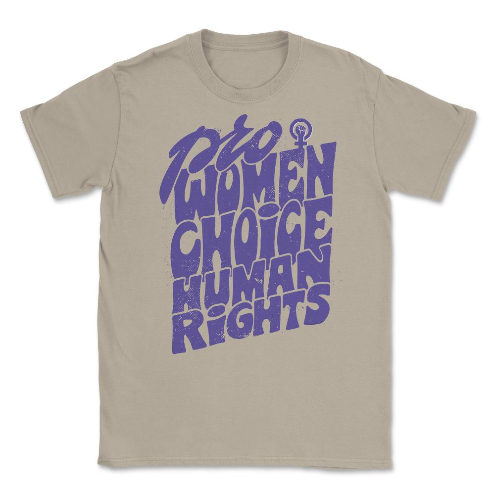 Pro Women Choice Human Rights Feminist Body Autonomy print Unisex - Cream