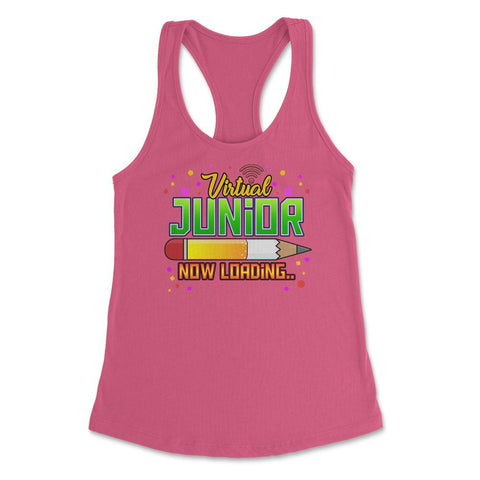 Virtual Junior Now Loading Back to School Virtual 11th Grade graphic - Hot Pink