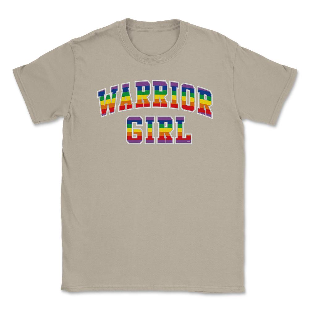 Warrior Girl Pride t-shirt Gay Pride Month Shirt Tee Gift Unisex - Cream