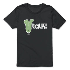 Lettuce talk! Funny Humor print Pun product Tee Gift - Premium Youth Tee - Black