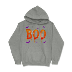 Boo Bees Halloween Ghost Bees Characters Funny Hoodie - Grey Heather