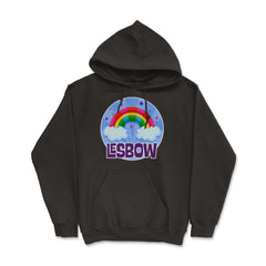 Lesbow Rainbow Colorful Gay Pride Month t-shirt Shirt Tee Gift Hoodie - Black