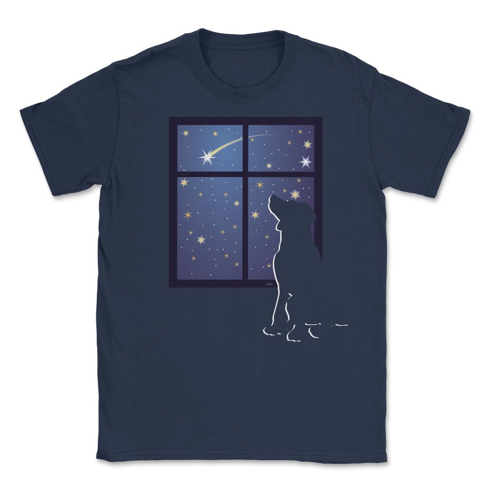 Wishing on a Star Dog Unisex T-Shirt - Navy