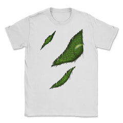 Women Alien Reptile Ragged Halloween T Shirts & Gifts Unisex T-Shirt - White