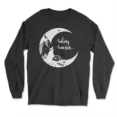 Making Memories Camping Night Under the Moon Souvenir graphic - Long Sleeve T-Shirt - Black