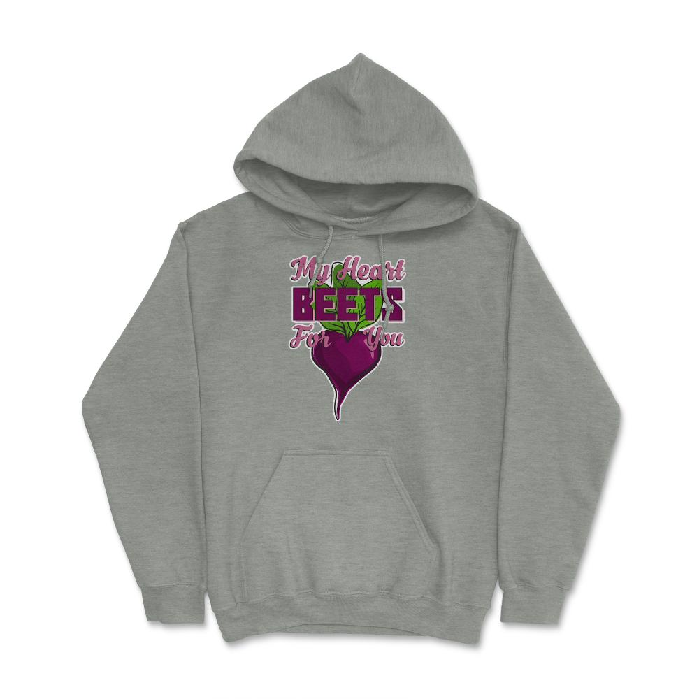 My Heart Beets for You Humor Funny T-Shirt  Hoodie - Grey Heather