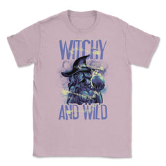 Halloween Witchy and Wild Costume Design Gift design Unisex T-Shirt - Light Pink