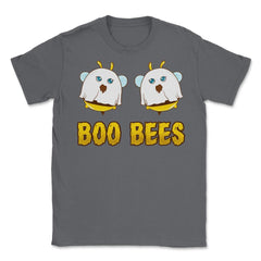 Boo Bees Halloween Ghost Bees Characters Funny Unisex T-Shirt - Smoke Grey