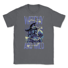 Halloween Witchy and Wild Costume Design Gift design Unisex T-Shirt - Smoke Grey