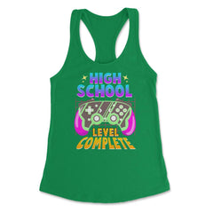 High School Complete Video Game Controller Graduate product Women's - Kelly Green