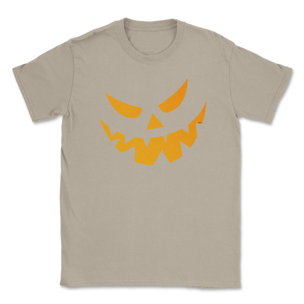 Grinning Pumpkin Funny Halloween costume T-Shirt Unisex T-Shirt - Cream