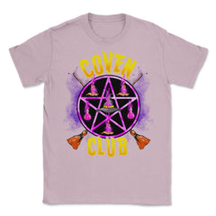 Coven Club for Witches Witchcraft Occult Pentagram Unisex T-Shirt - Light Pink