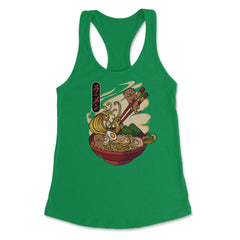 Otters Eating Ramen Cute Kawaii Otters Eating Noodles product Women's - Kelly Green