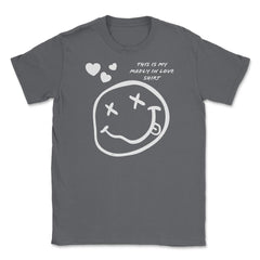 Madly in Love Funny Humor Valentine Unisex T-Shirt - Smoke Grey