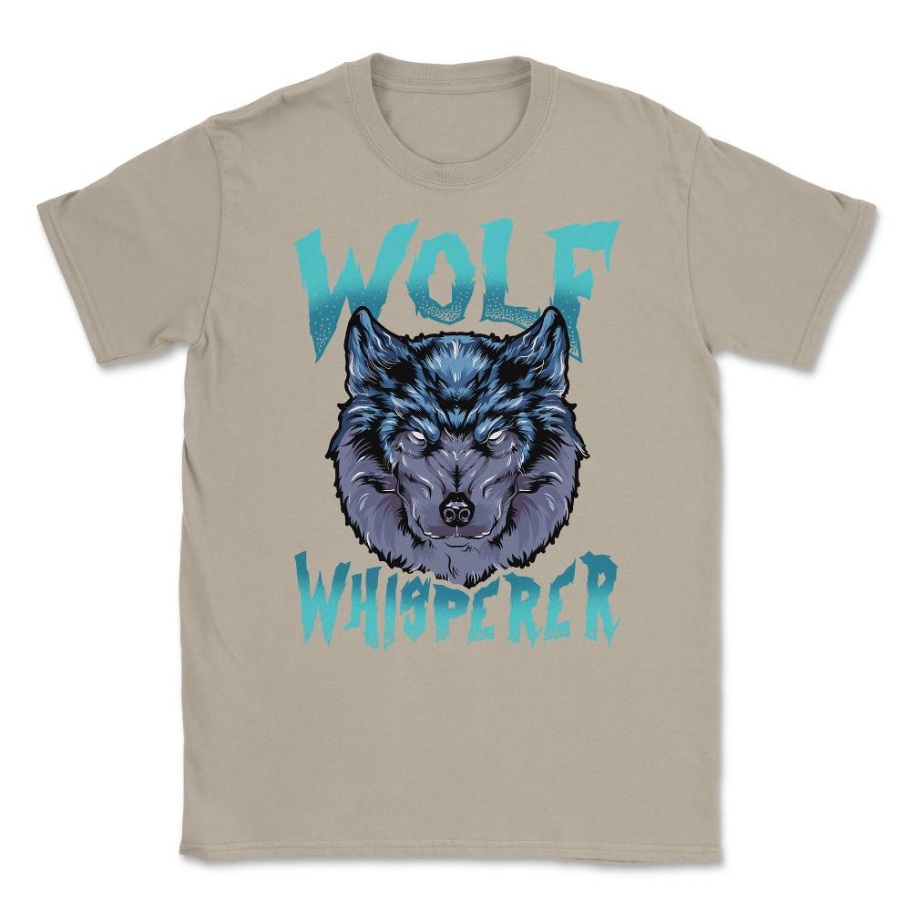Wolf Whisperer Grunge Halloween Unisex T-Shirt - Cream