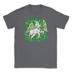 Irish Unicorn Saint Patrick Day Unisex T-Shirt - Smoke Grey