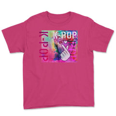 K-POP Lover for Korean music Fans graphic Youth Tee - Heliconia