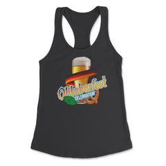 Oktoberfest Celebration Shirt Beer Glass Gift Tee Women's Racerback - Black