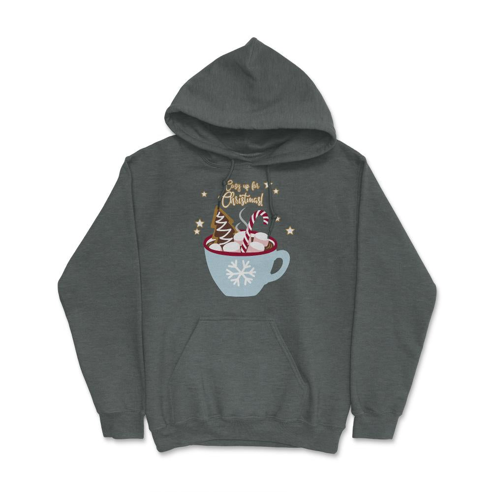 Cozy up for Christmas! Funny Humor T-Shirt Tee Gift Hoodie - Dark Grey Heather