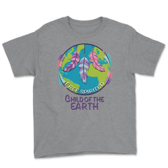 Free Spirited Child of the Earth product Earth Day Gifts Youth Tee - Grey Heather