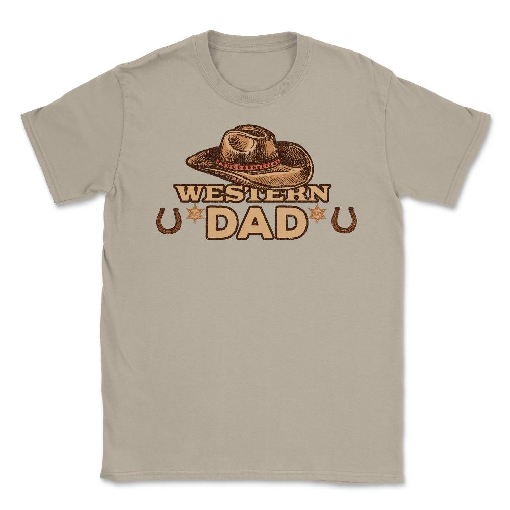Western Dad Unisex T-Shirt - Cream