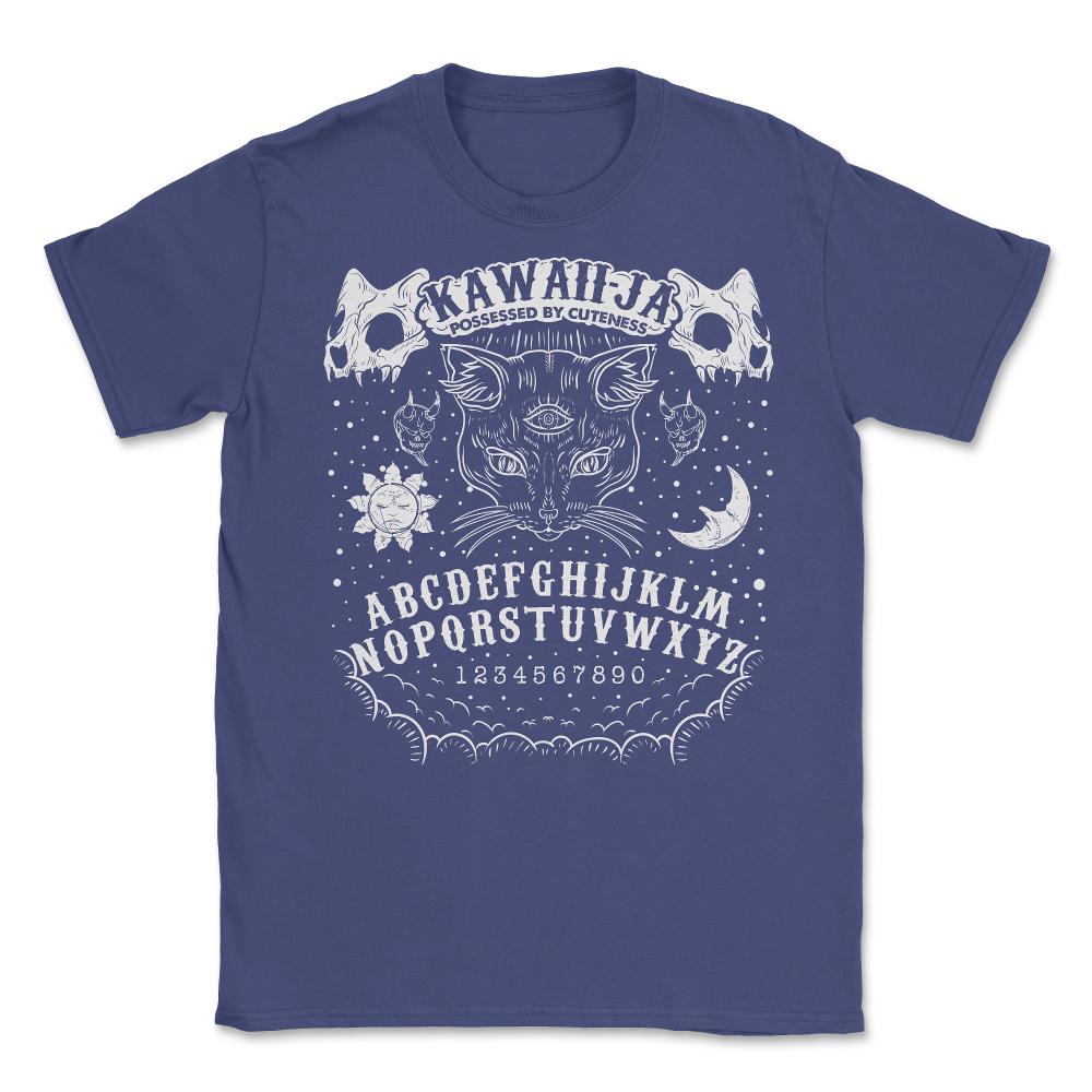 Kawah-Ja Cat Board Halloween Humorous Gift T-Shirt Unisex T-Shirt - Purple
