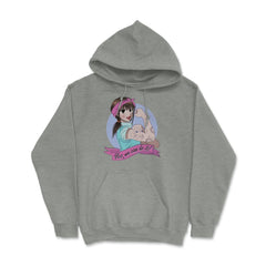 Yes, we can do it! Anime Girl Feminist Hoodie - Grey Heather