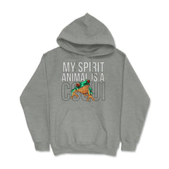 My Spirit Animal is a Coqui Boricua Puerto Rico Modern design Hoodie - Grey Heather