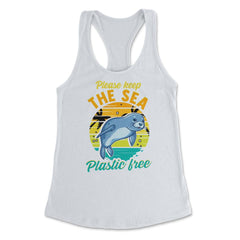 Keep the Sea Plastic Free Seal for Earth Day Gift print Women's - White