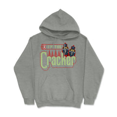 I’m The Cracker Funny Matching Xmas Design For Her graphic Hoodie - Grey Heather