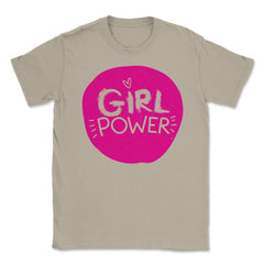 Girl Power Words t-shirt Feminism Shirt Top Tee Gift (2) Unisex - Cream