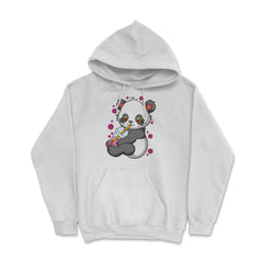 Boba Tea Bubble Tea Cute Kawaii Panda Gift design Hoodie - White