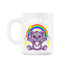 Equality Rainbow Pride Koala E-Koala-Ty Gift graphic - 11oz Mug - White
