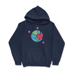 Loving my Planet Earth Day Hoodie - Navy