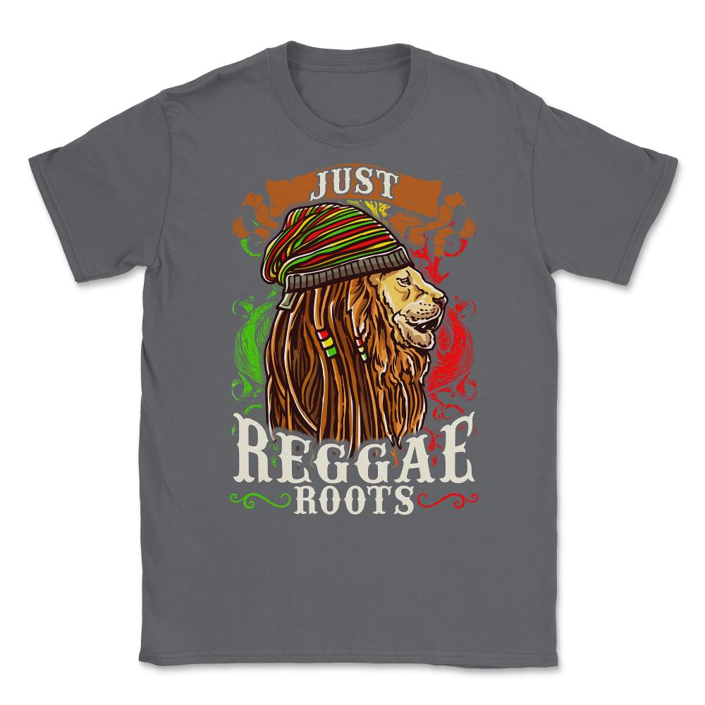 Just Reggae Roots Lion Reggae & Rasta Music Lover product Unisex - Smoke Grey