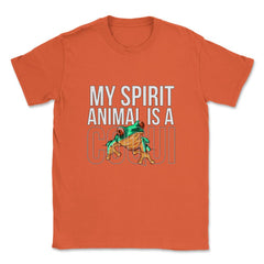 My Spirit Animal is a Coqui Boricua Puerto Rico Modern graphic Unisex - Orange