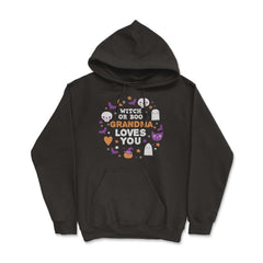 Witch or Boo Grandma Loves You Halloween Reveal product - Hoodie - Black