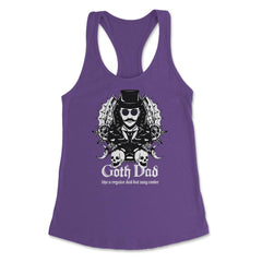 Goth Dad Like A Regular Dad But Way Cooler For Gothic Lovers design - Purple