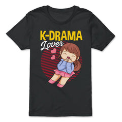 K Drama Lover Korean Drama Funny print - Premium Youth Tee - Black